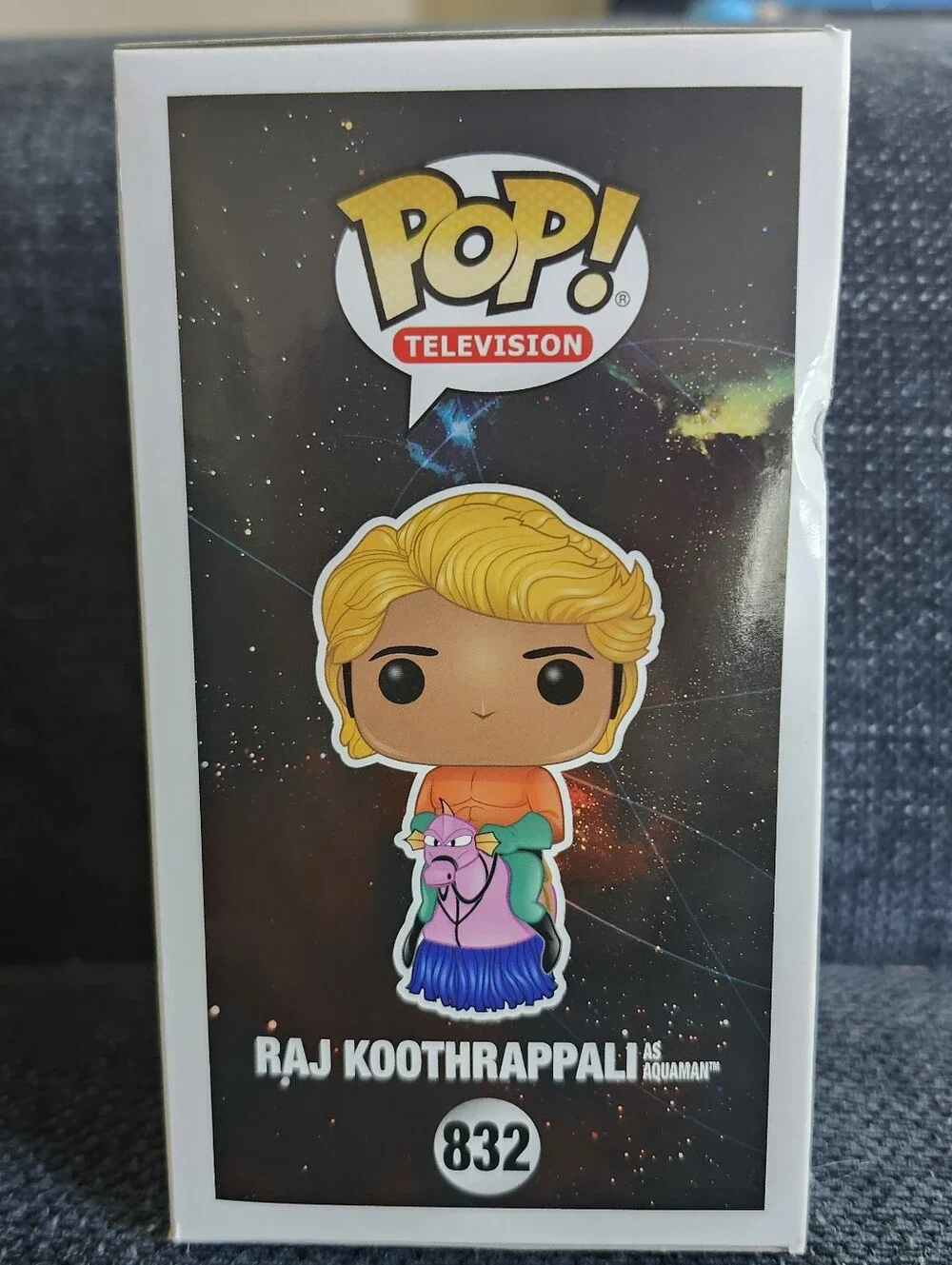 Funko Pop! The Big Bang Theory Raj Koothrappali as Aquaman #832